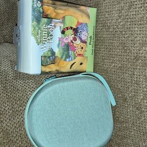 Disney Winnie the Pooh Yellow Plush Headphones With Case